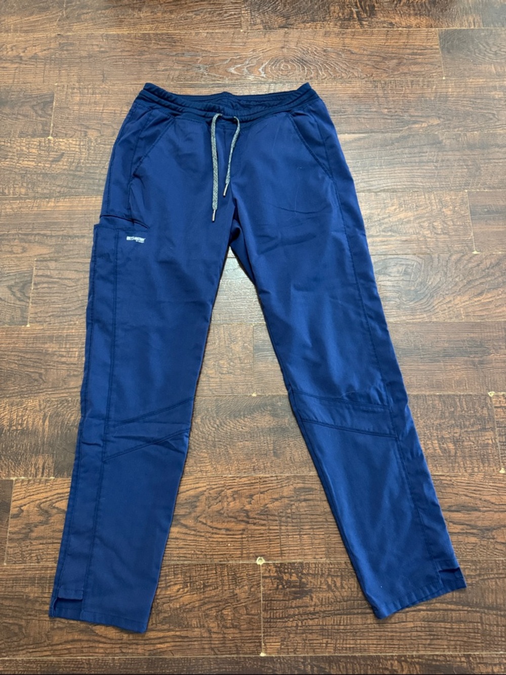 Grey's Anatomy Navy Drawstring Scrub Jogger Pants - Picture 2 of 3